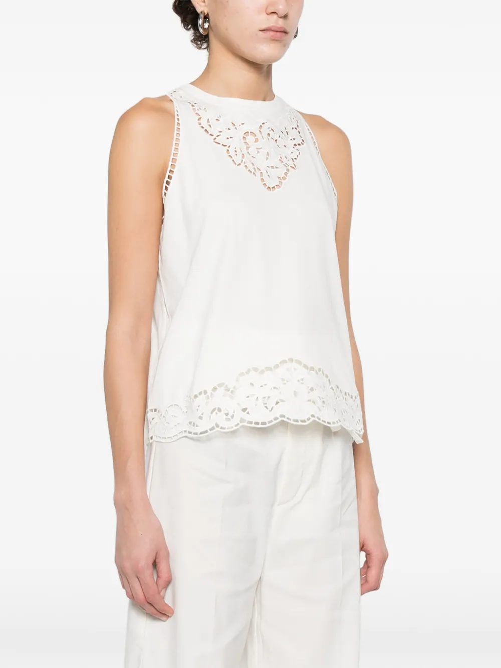 TWINSET Katoenen blouse Wit