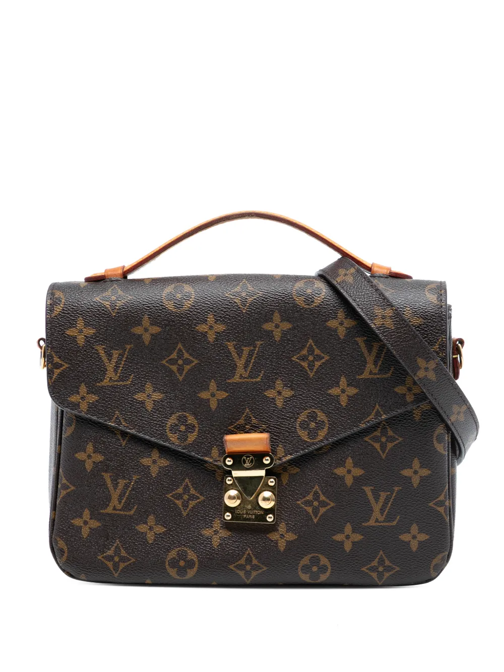 Louis Vuitton Pre-Owned 2015 Monogram Pochette Metis satchel - Marrone