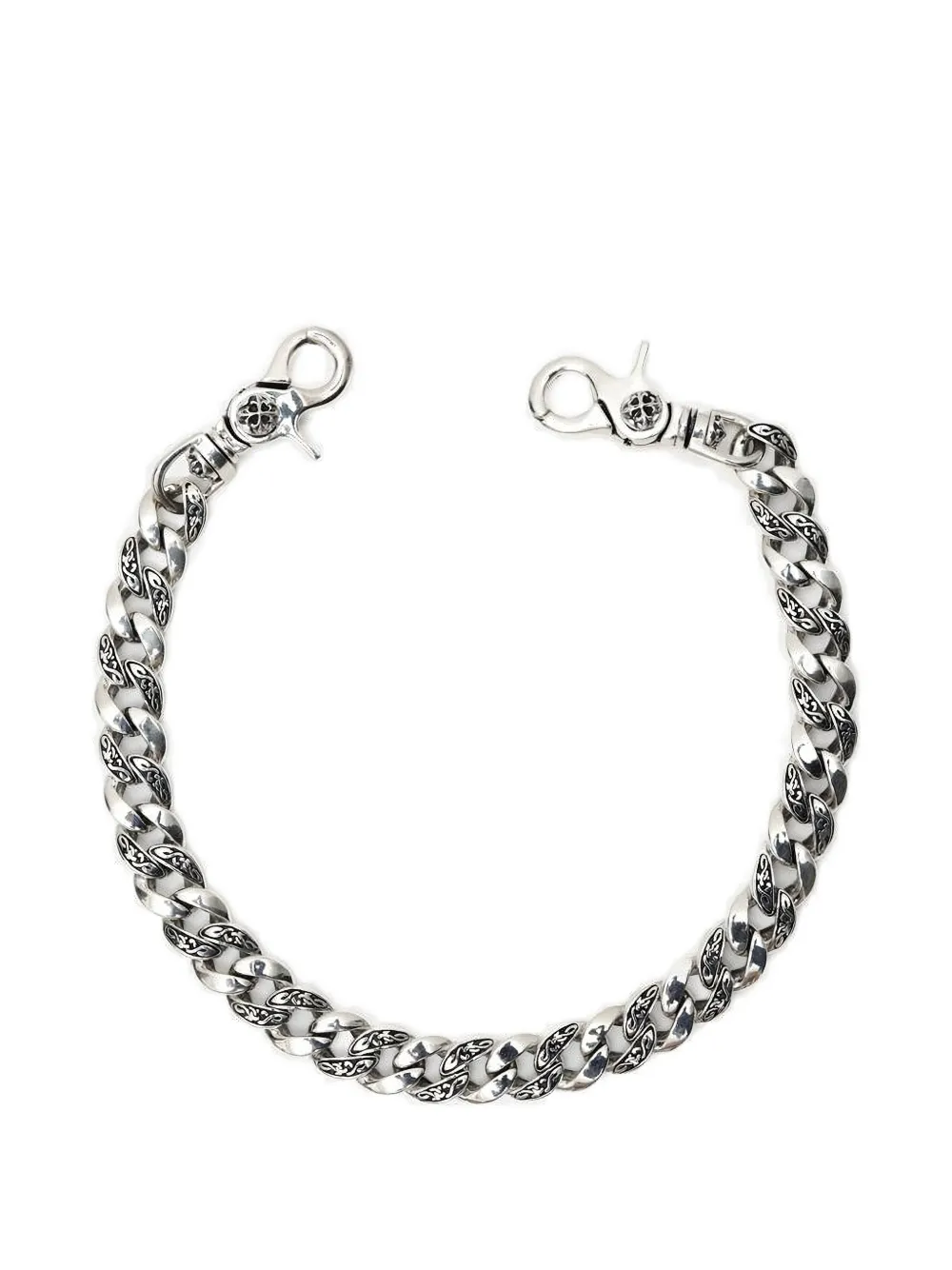Amal Guessous curb chain necklace - Argento