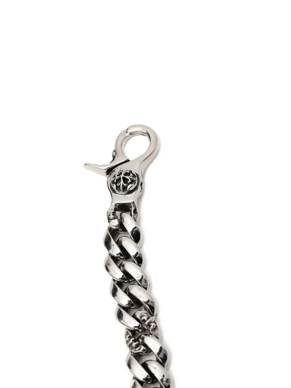  Amal Guessous Chain Keyring - Silver 