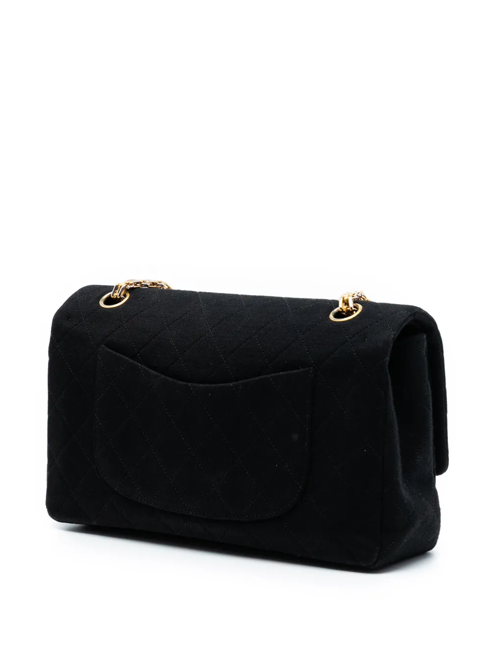 1989-1991 Medium Classic Jersey Bijoux Chain Double Flap Shoulder Bag