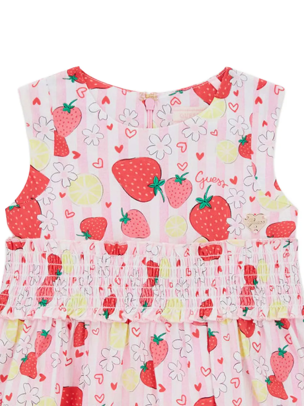 guess kids Jurk met print Roze