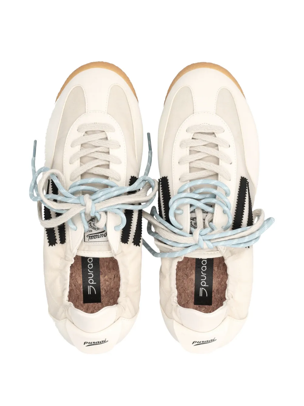 Puraai Panther sneakers met applicatie Beige