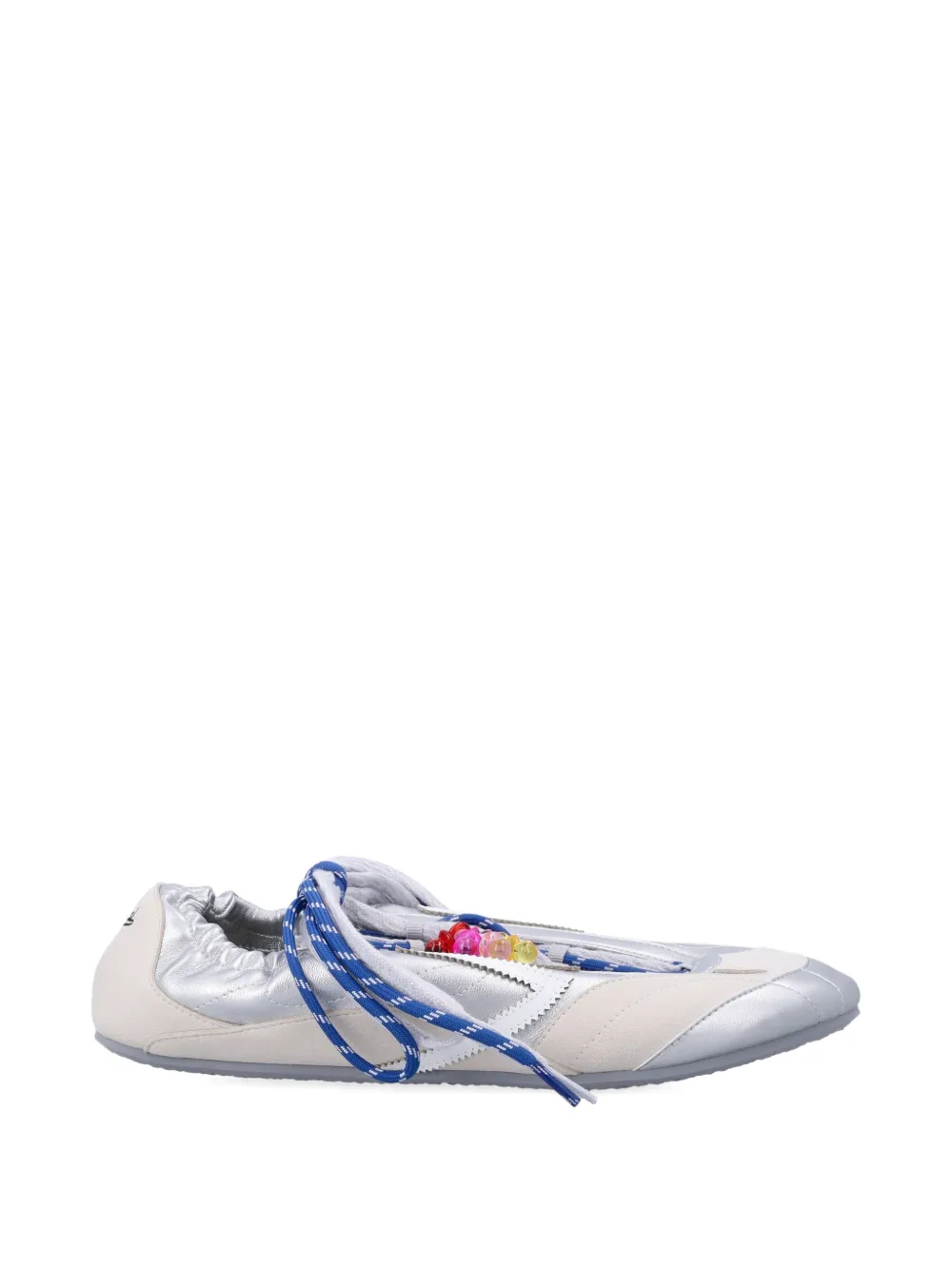 Puraai beaded sneakers Zilver