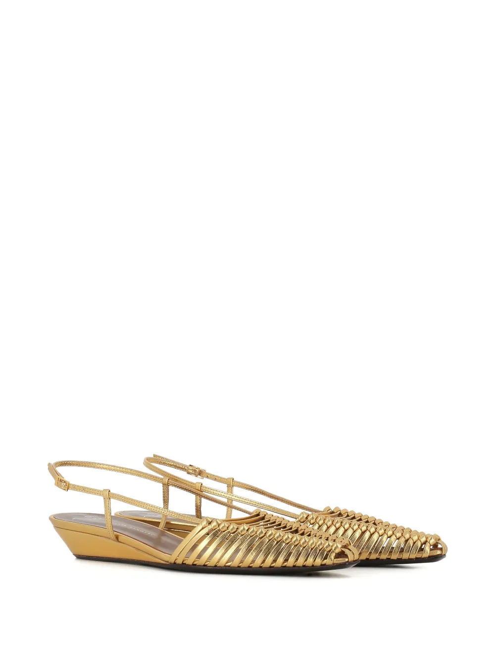 Giuseppe Zanotti Orsola sandalen met puntige neus Goud