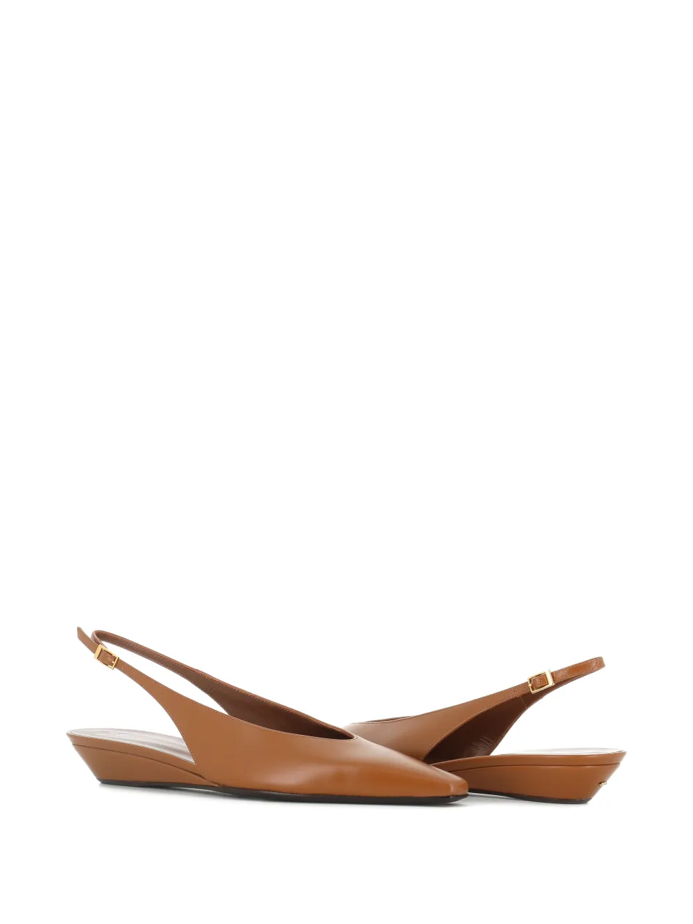 Giuseppe Zanotti Orsola leren slingback pumps Bruin