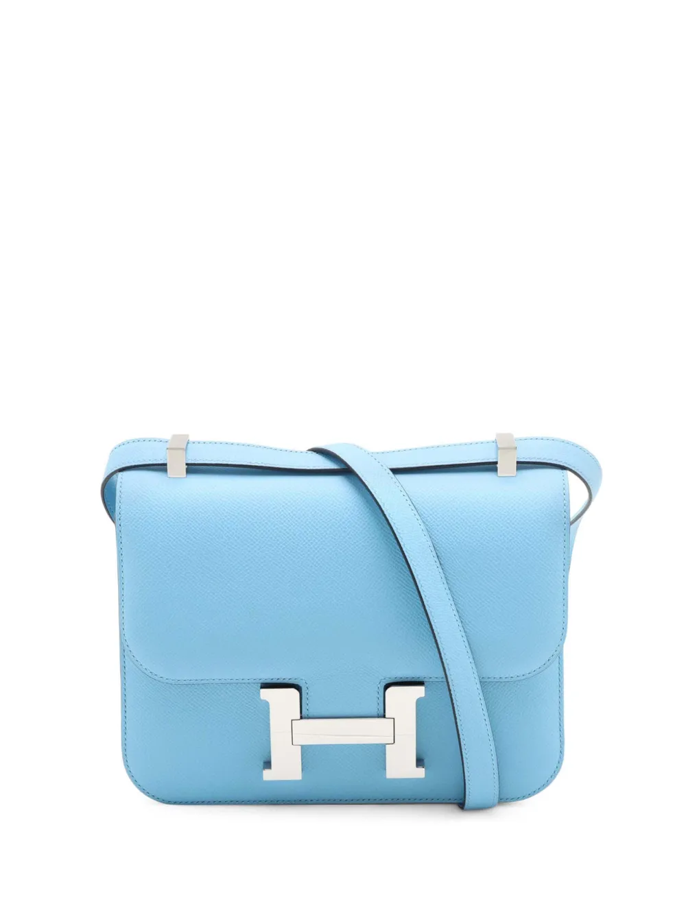 Hermès Pre-Owned Borsa a tracolla Constance Miroir 24 in pelle Epsom 2022 - Blu