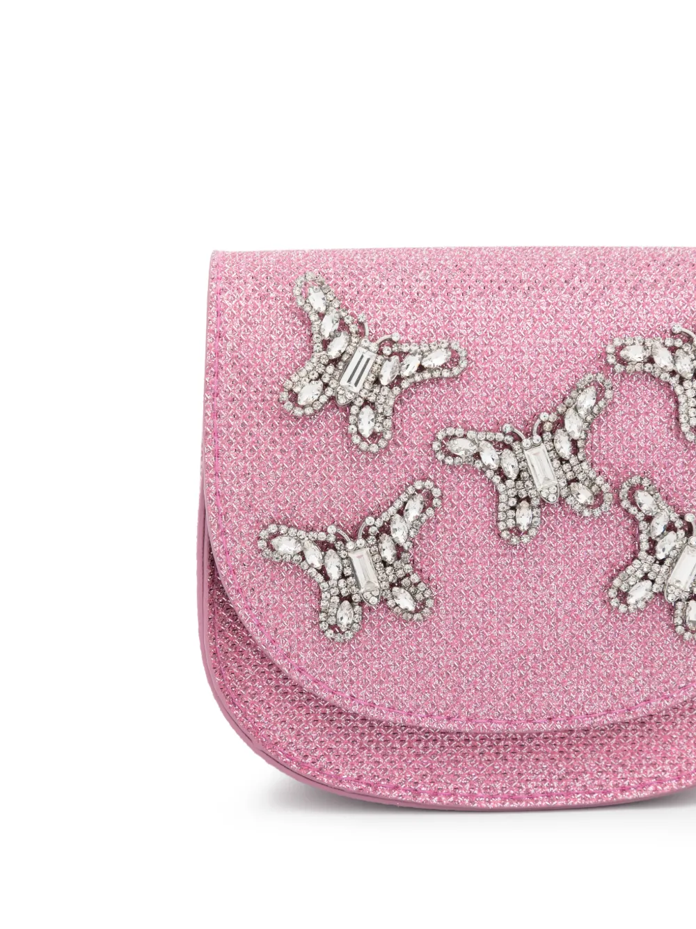  Aruna Seth Butterfly-embellished Cross Body Bag - Pink 