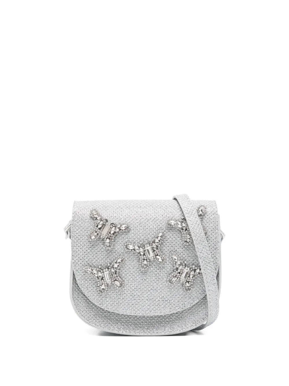 Aruna Seth embellished-butterfly cross body bag - Argento