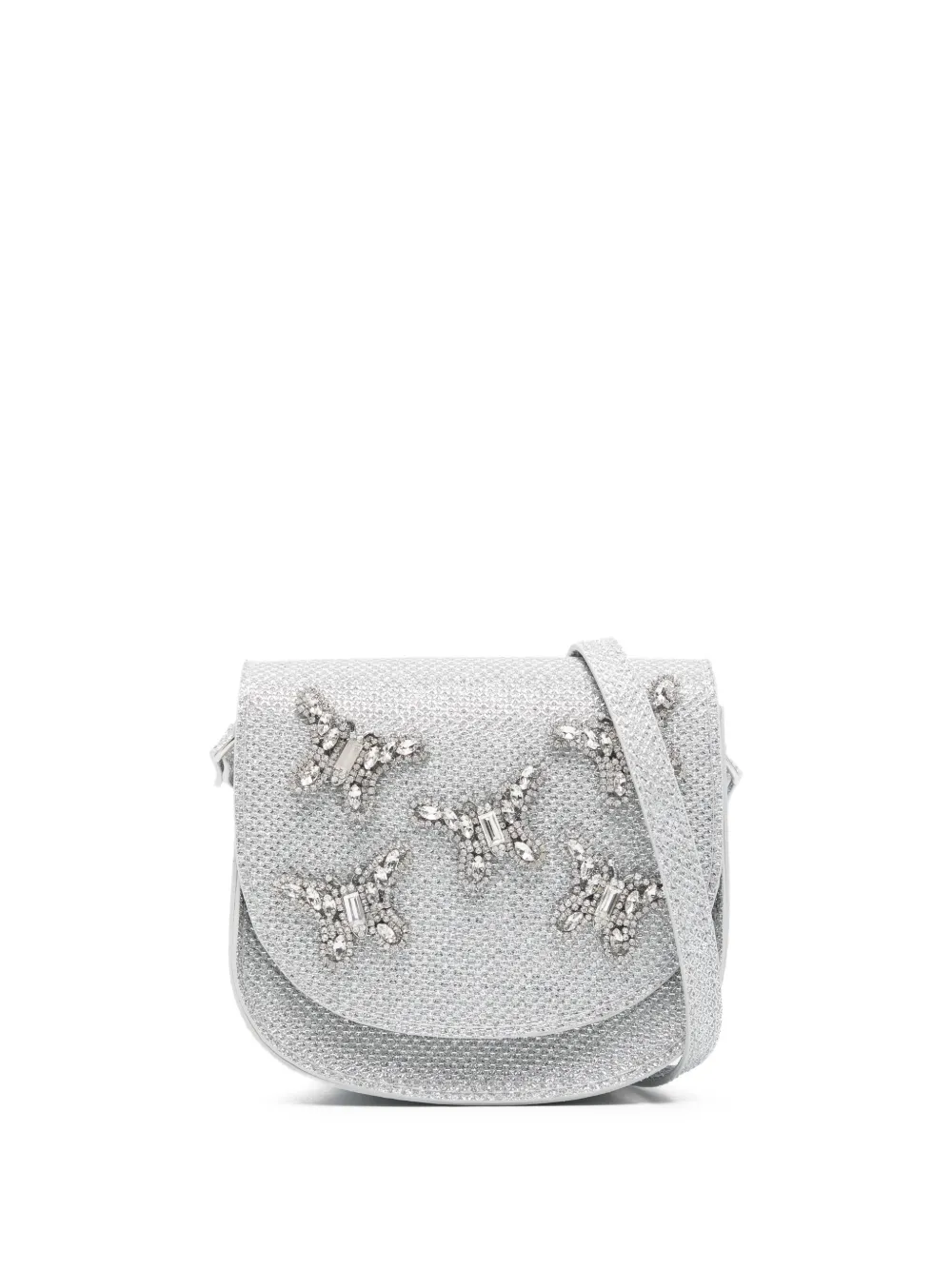 Aruna Seth embellished-butterfly cross body bag - Argento