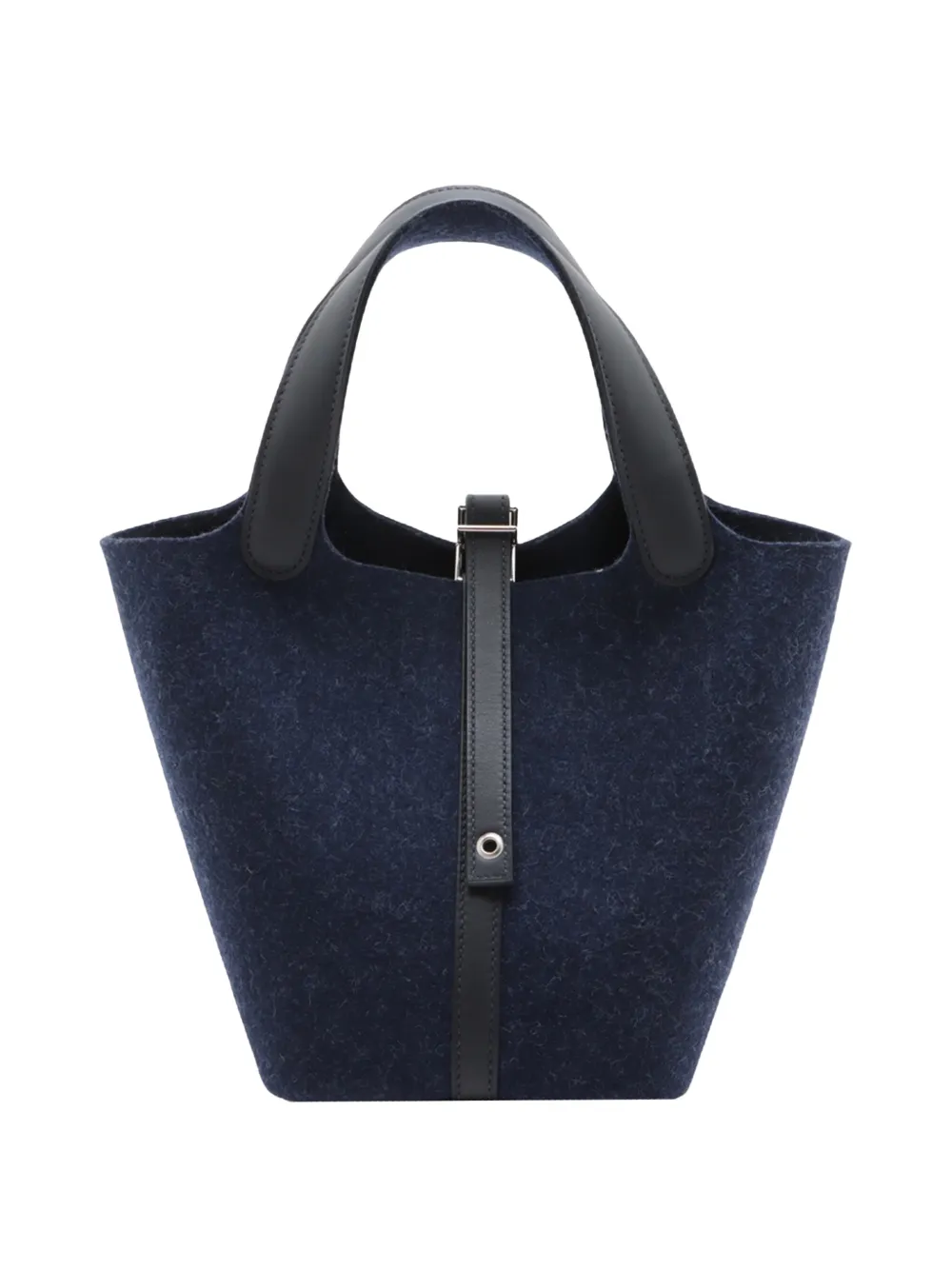 Hermès Pre-Owned Borsa a mano Picotin Lock 18 in feltro e pelle Swift 2022 - Blu