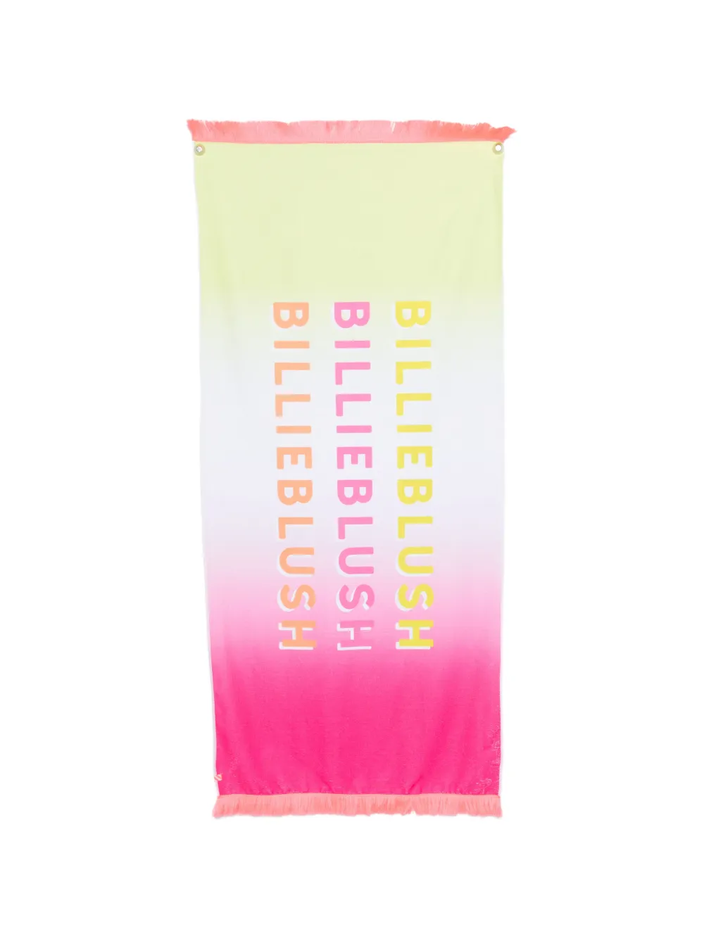 Billieblush logo-embellishment towel - Rosa