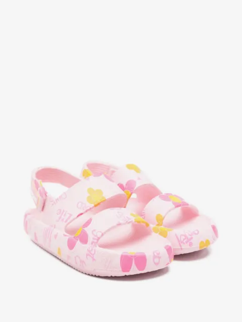 Billieblush sandaler i gummi med blomsterdetalje