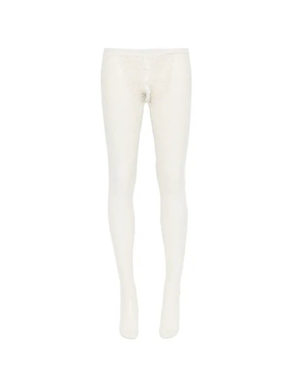 Comme des Garçons Pre-owned 2010s Fishnet Tights in White