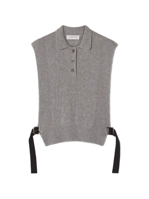 Lanvin ribbed-trim sweater
