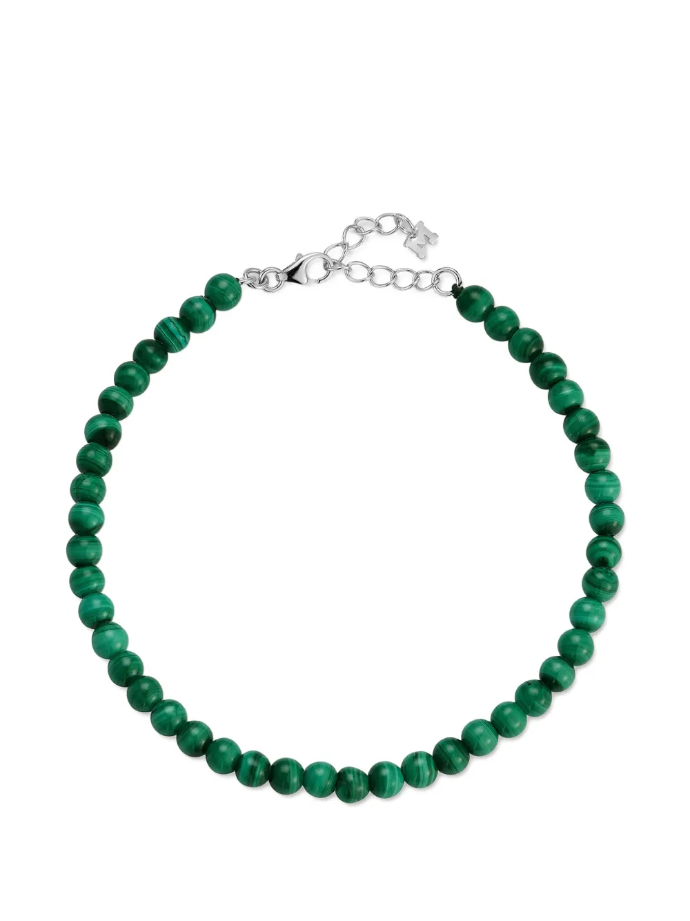 Mateo malachite bracelet - Silber