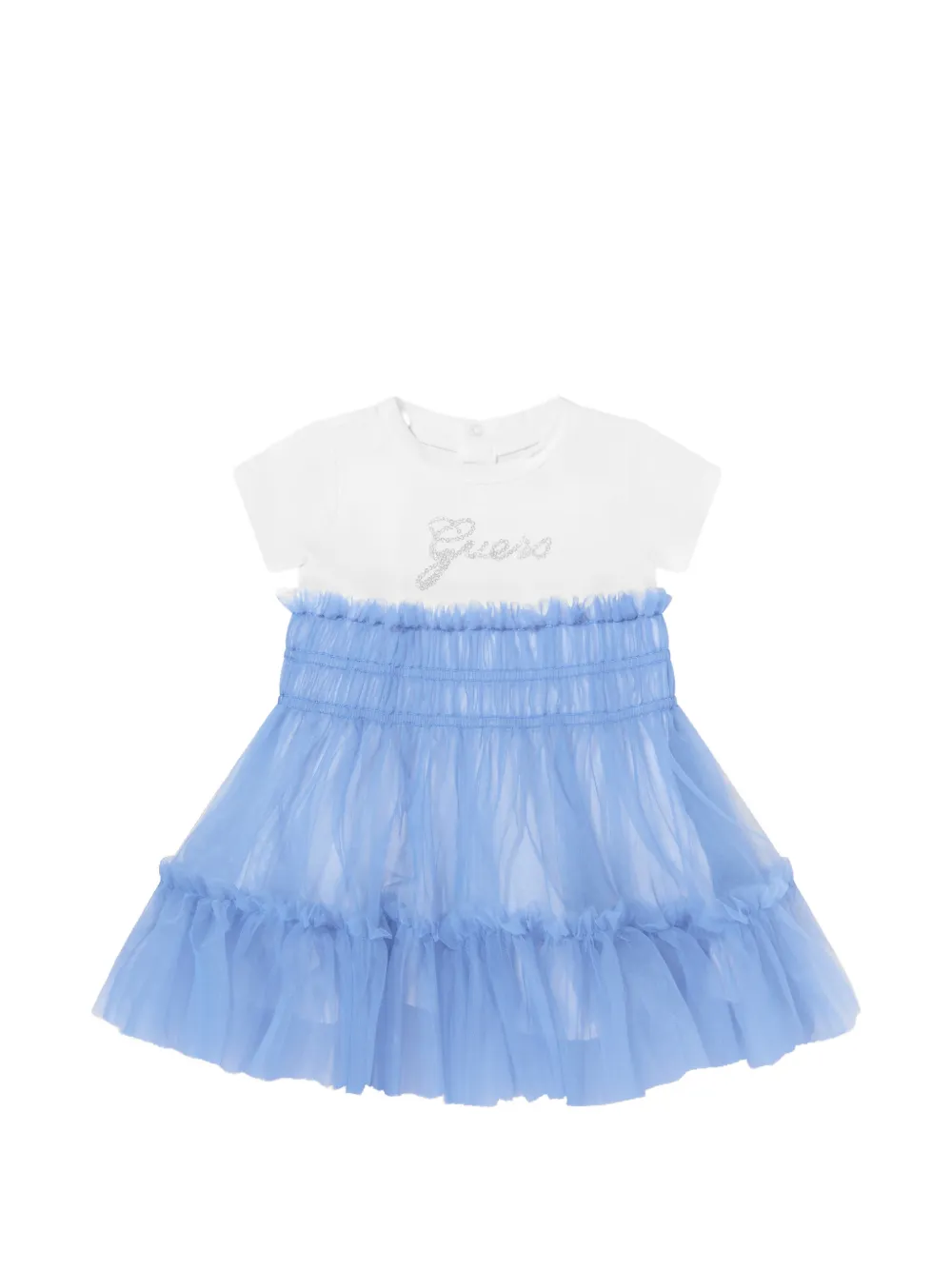 guess kids Jurkset met ruches Blauw