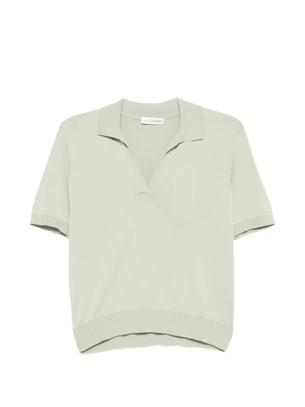Altuzarra collar clay T-shirt - Verde