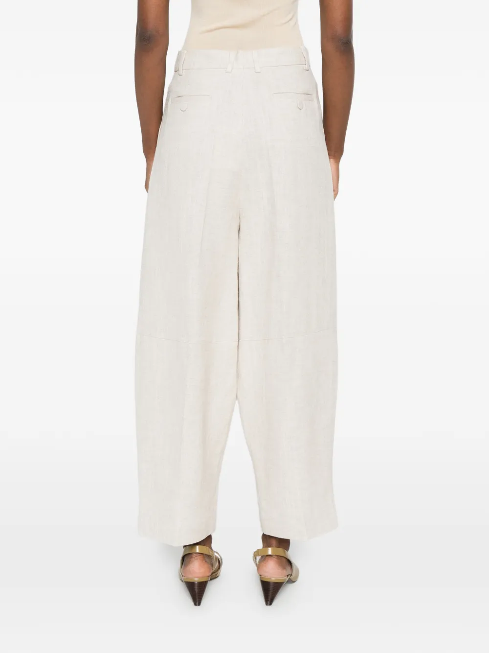 Altuzarra Plooibroek Beige
