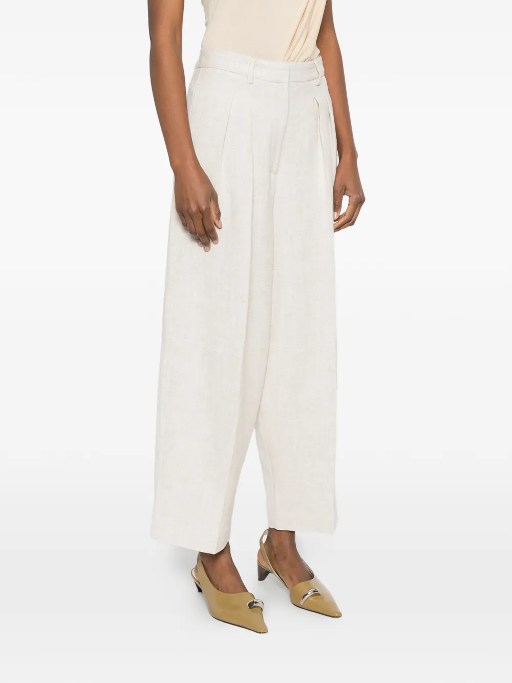 Altuzarra Plooibroek Beige
