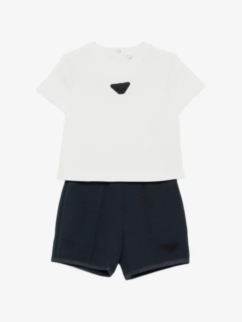 Emporio Armani Kids appliqué babygrow set