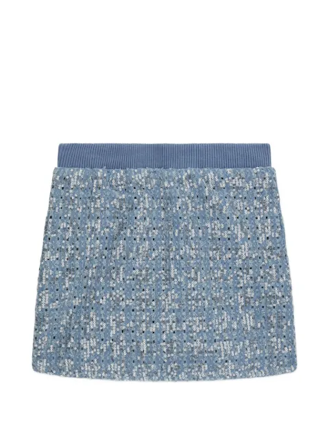 guess kids falda bordada con lentejuelas