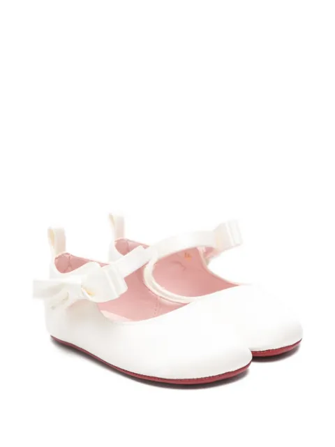 Christian Louboutin Kids bow-detail ballerinas