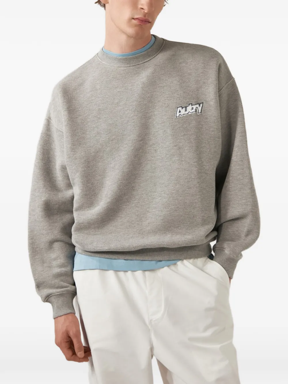 Autry Sweater met logoprint Grijs