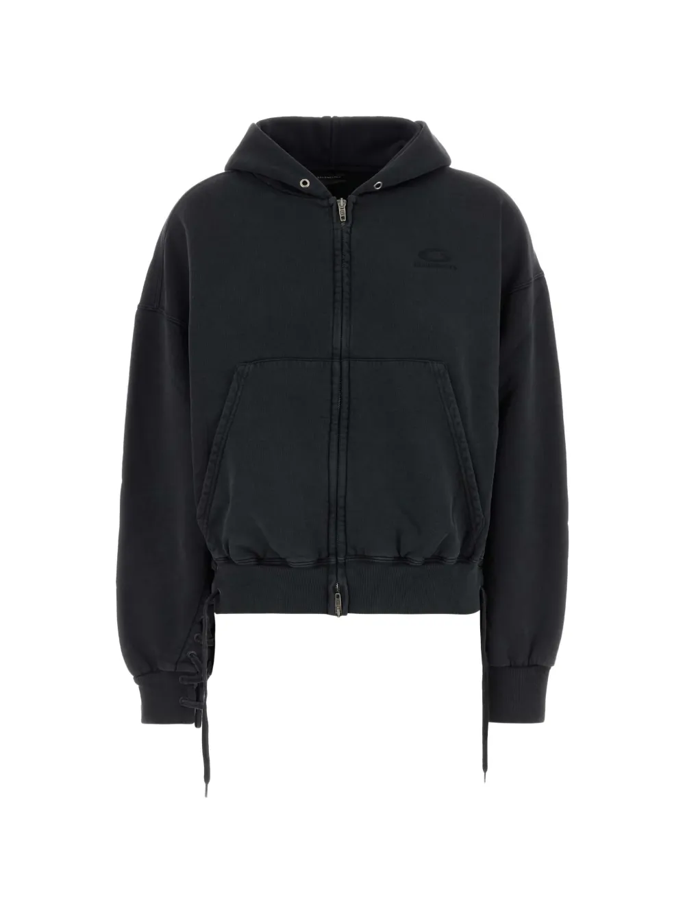 Balenciaga zip-fastening hoodie - Black