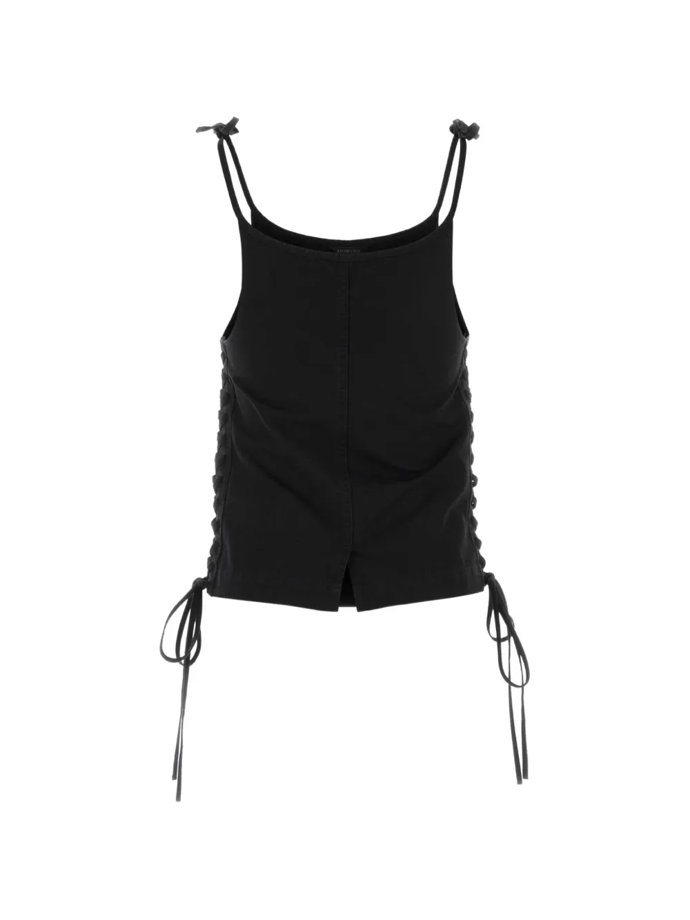 Balenciaga Tanktop met strikdetail Zwart