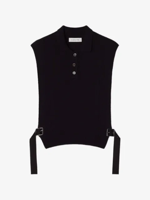 Lanvin chaleco con hebilla lateral