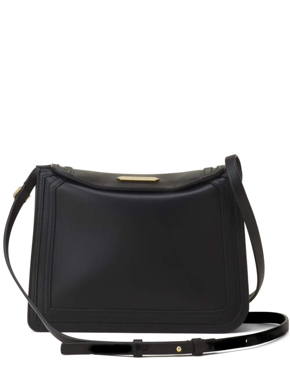 Lanvin Schultertasche Aus Leder In Schwarz