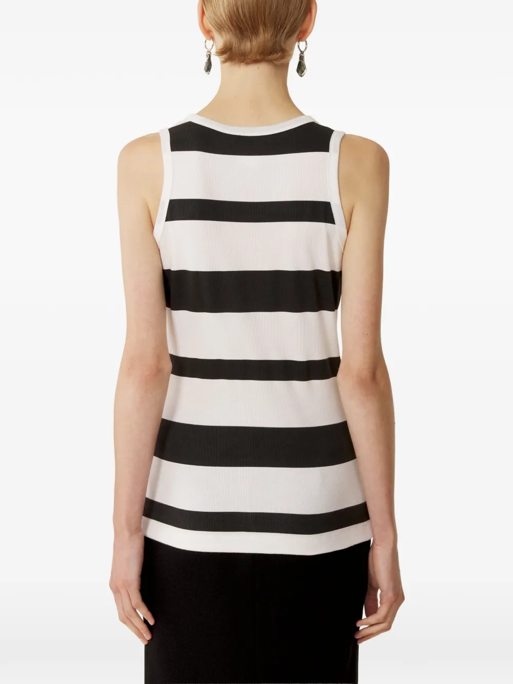 Lanvin Gestreepte tanktop Wit