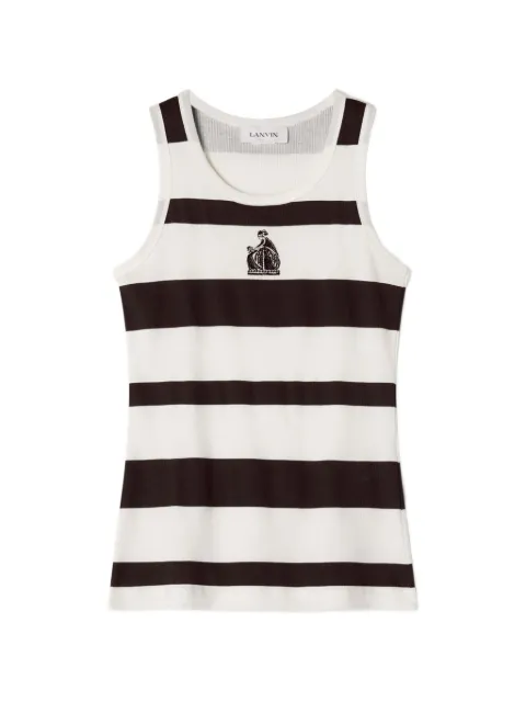 Lanvin striped tank top