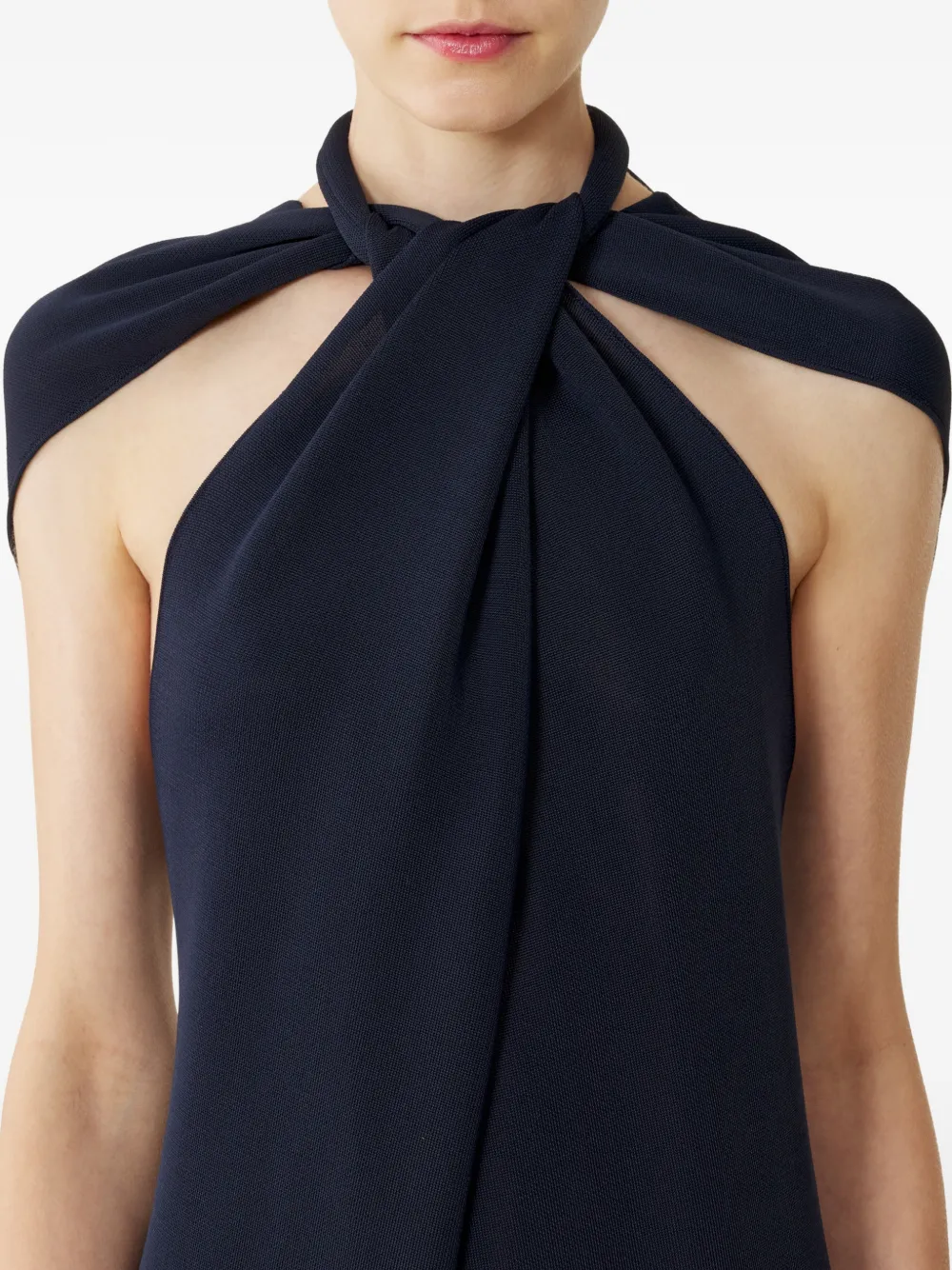 Lanvin Mini-jurk met halternek Blauw