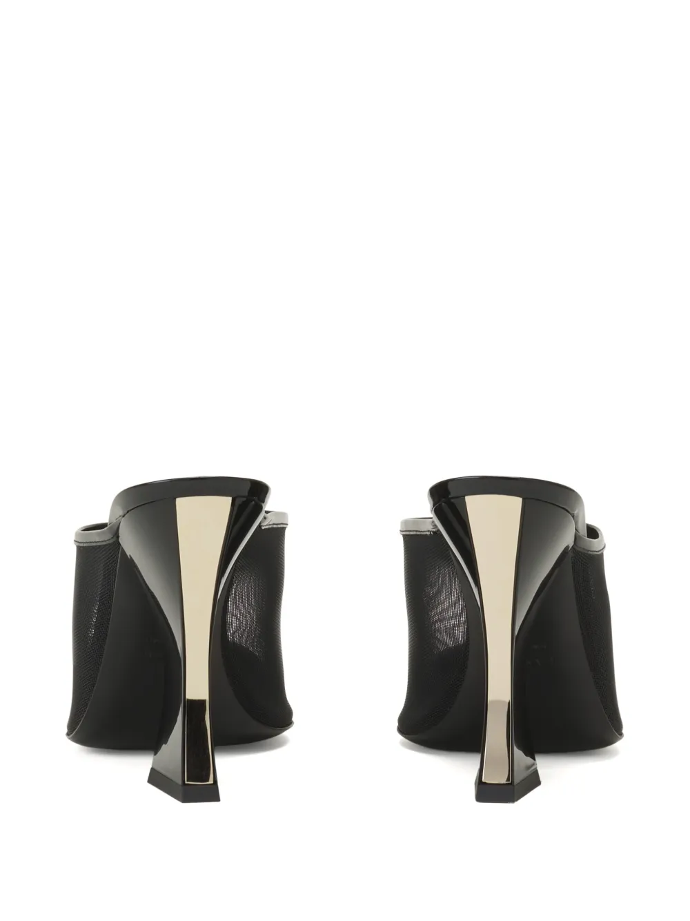 Lanvin Pumps met puntige neus en mesh Wit