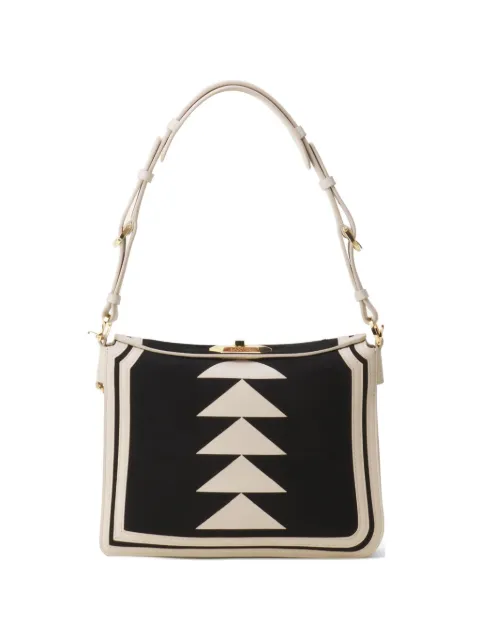 Lanvin bolsa de hombro geométrica pequeña