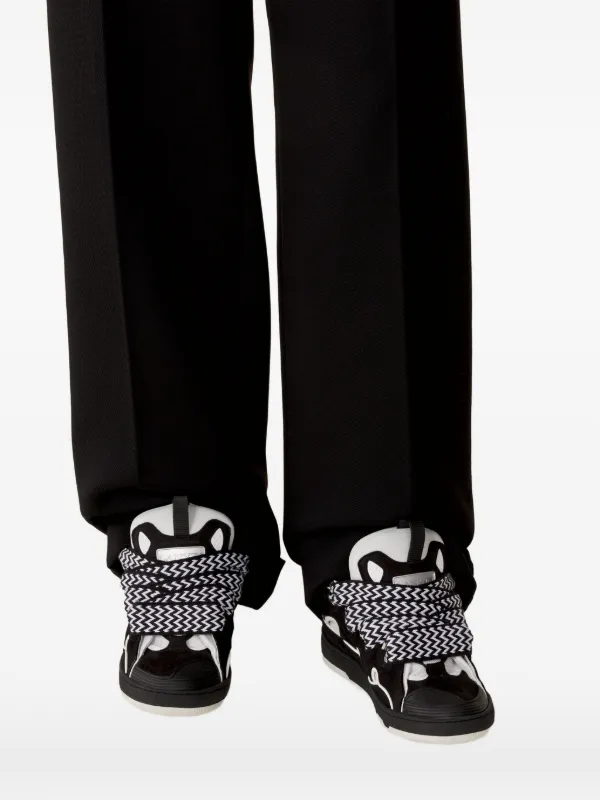 Lanvin Zigzag lace-up Sneakers | Black | FARFETCH
