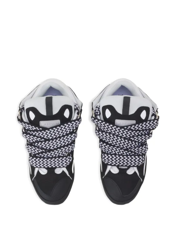 Lanvin Zigzag lace-up Sneakers | Black | FARFETCH