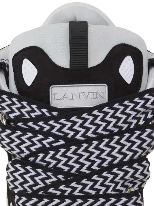 Lanvin Zigzag lace-up Sneakers | Black | FARFETCH