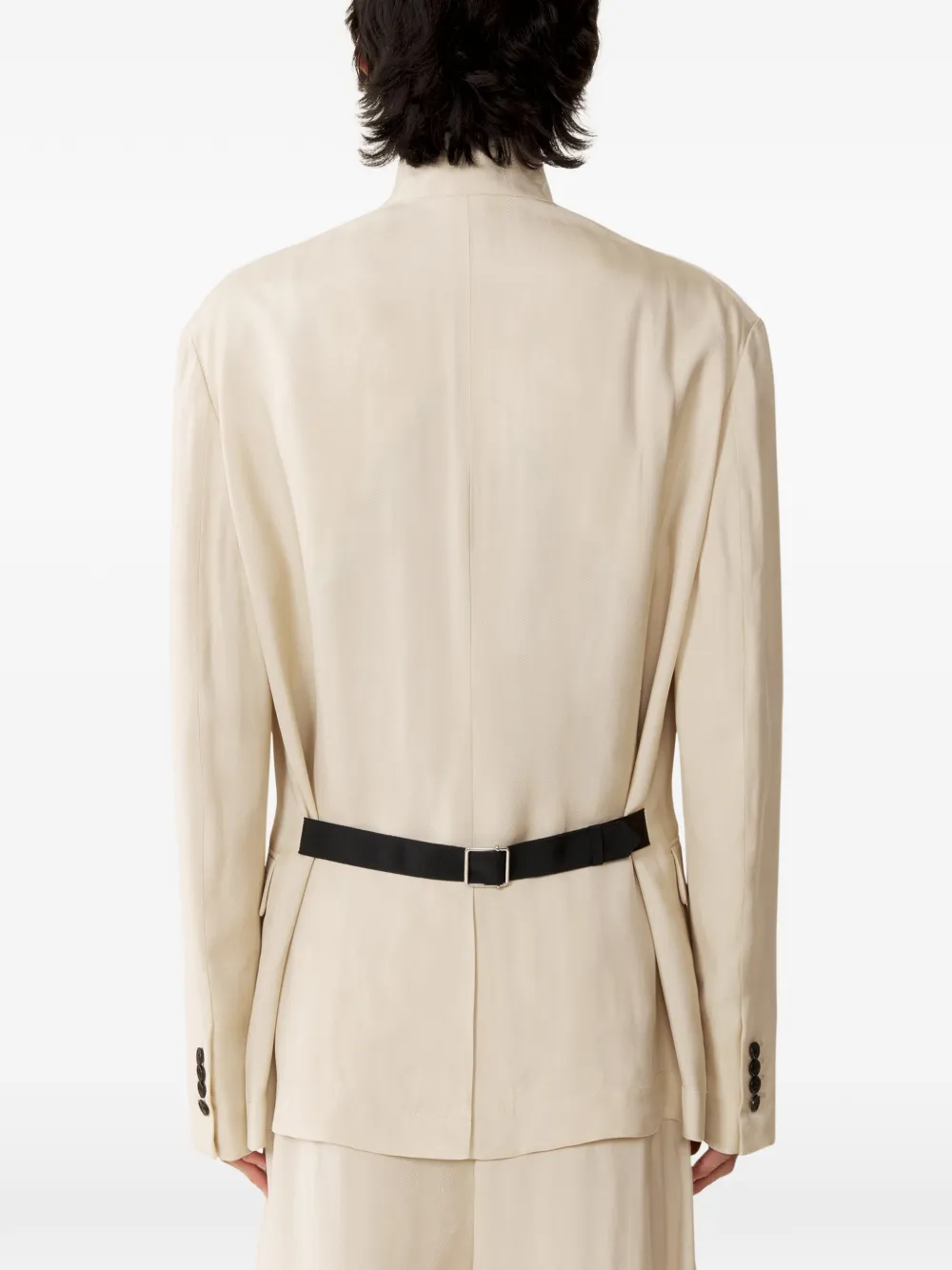 Lanvin Blazer met knoopsluiting Beige