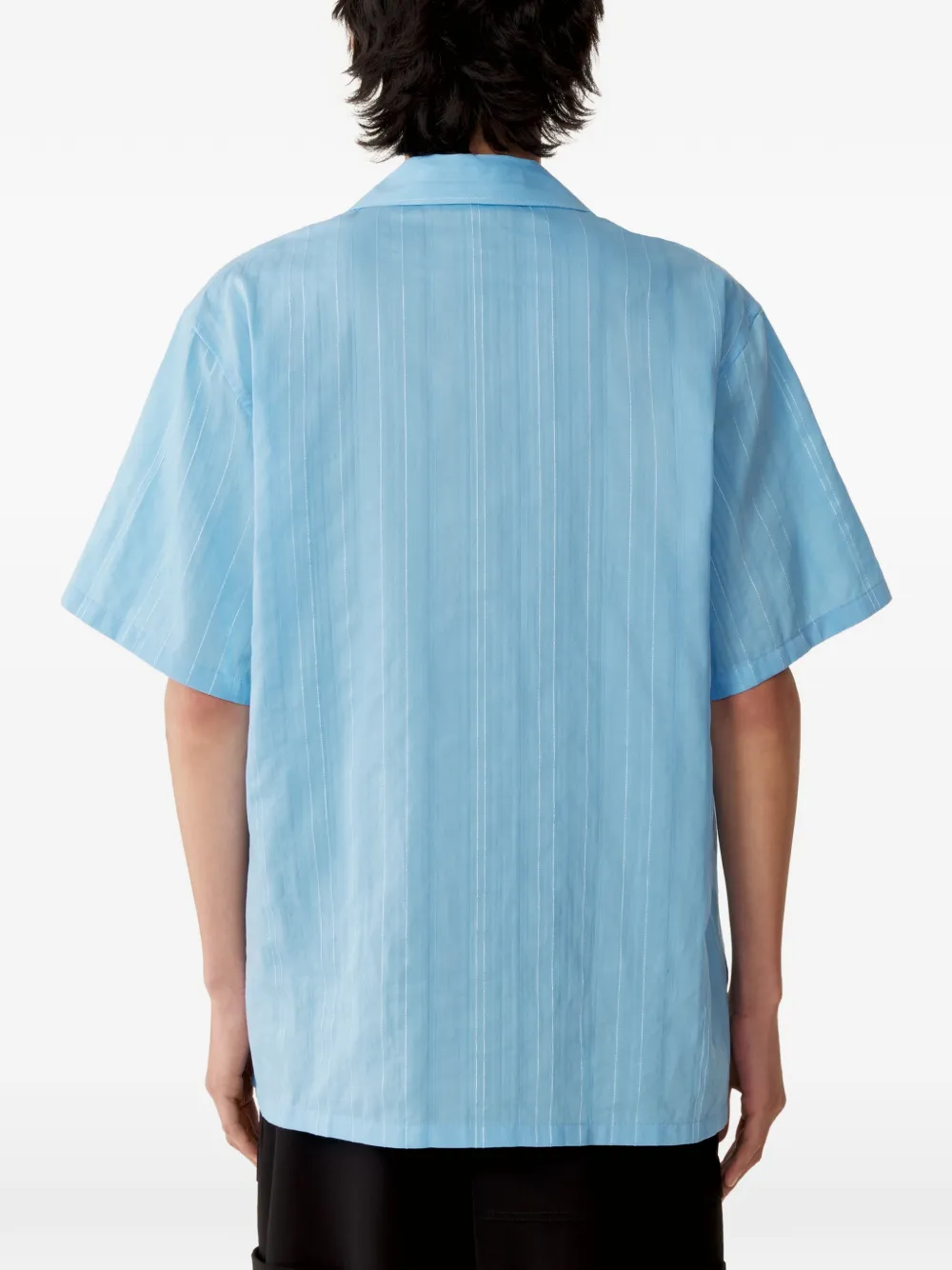 Lanvin Gestreept overhemd Blauw