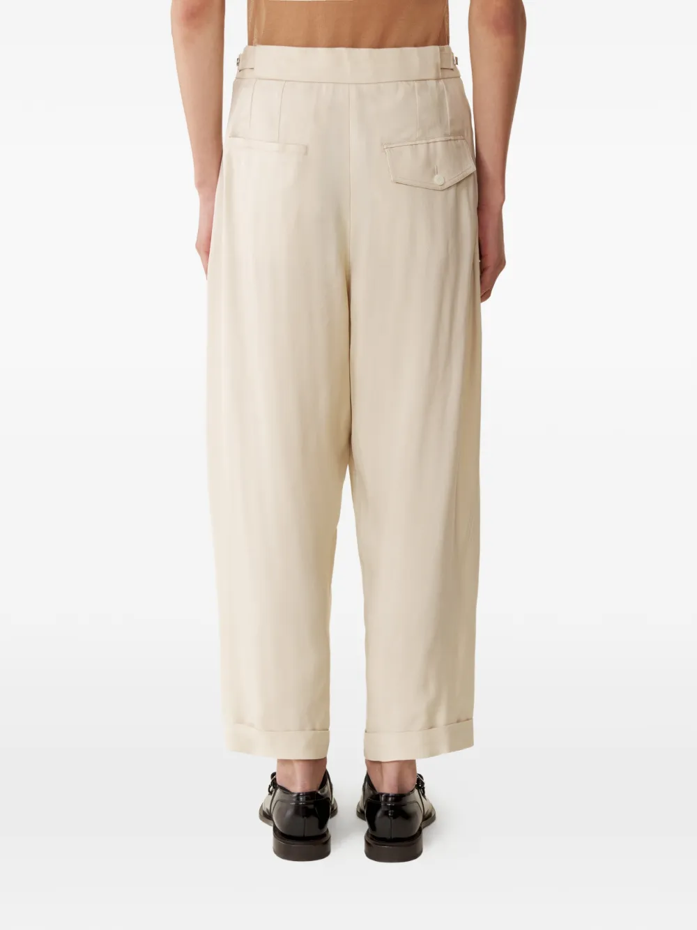 Lanvin Broek met rits Beige