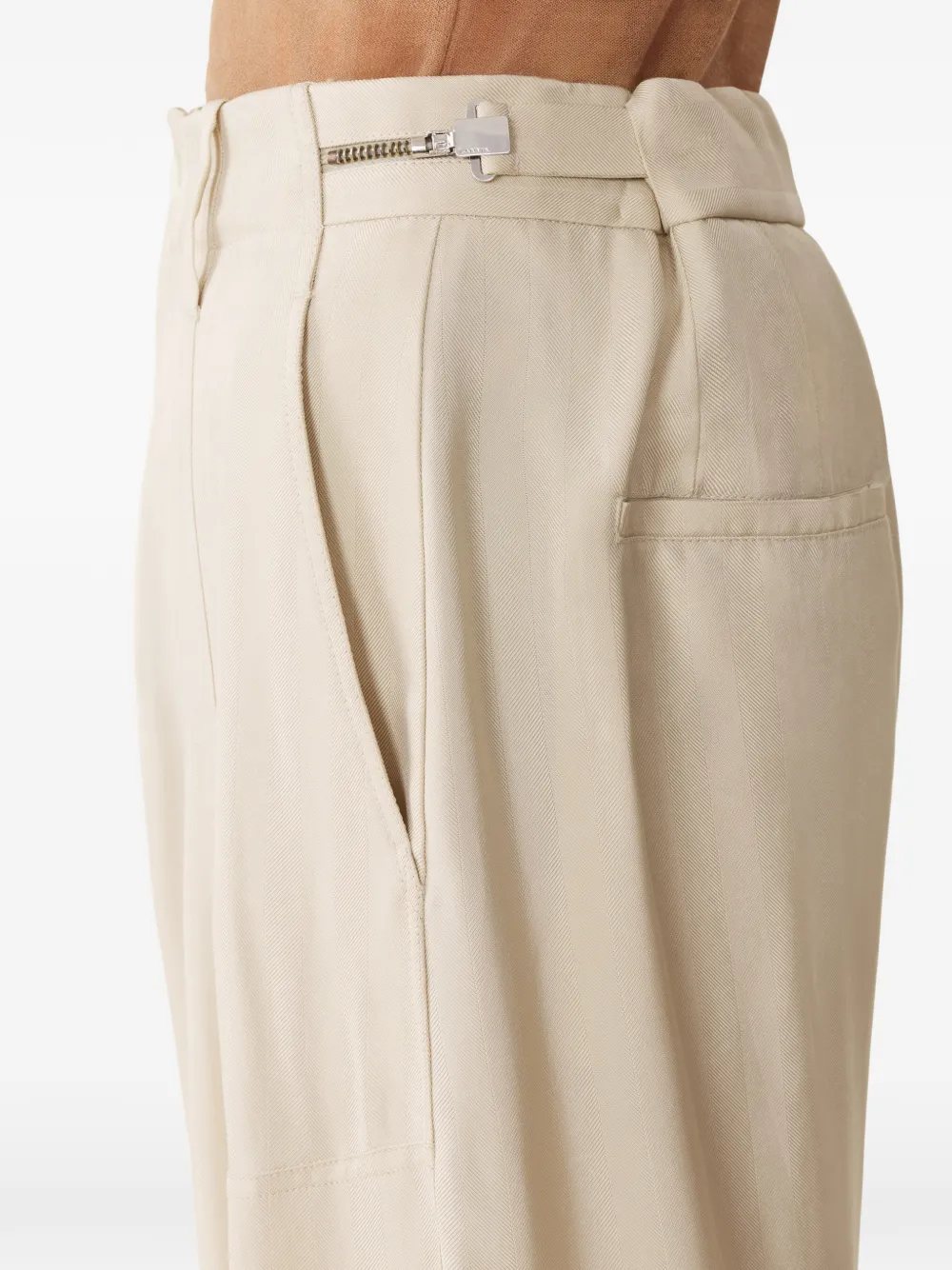 Lanvin Broek met rits Beige