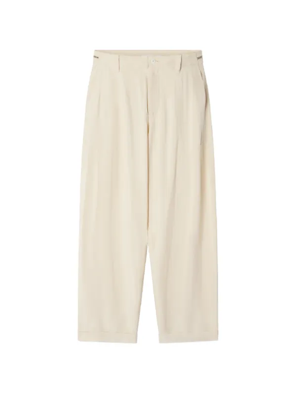Lanvin Zip-detail Trousers in Neutrals