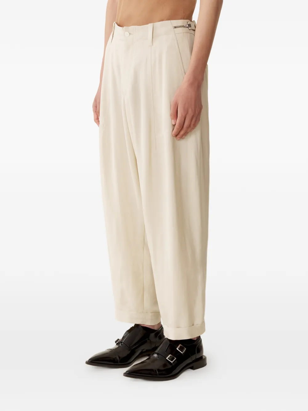 Lanvin Broek met rits Beige