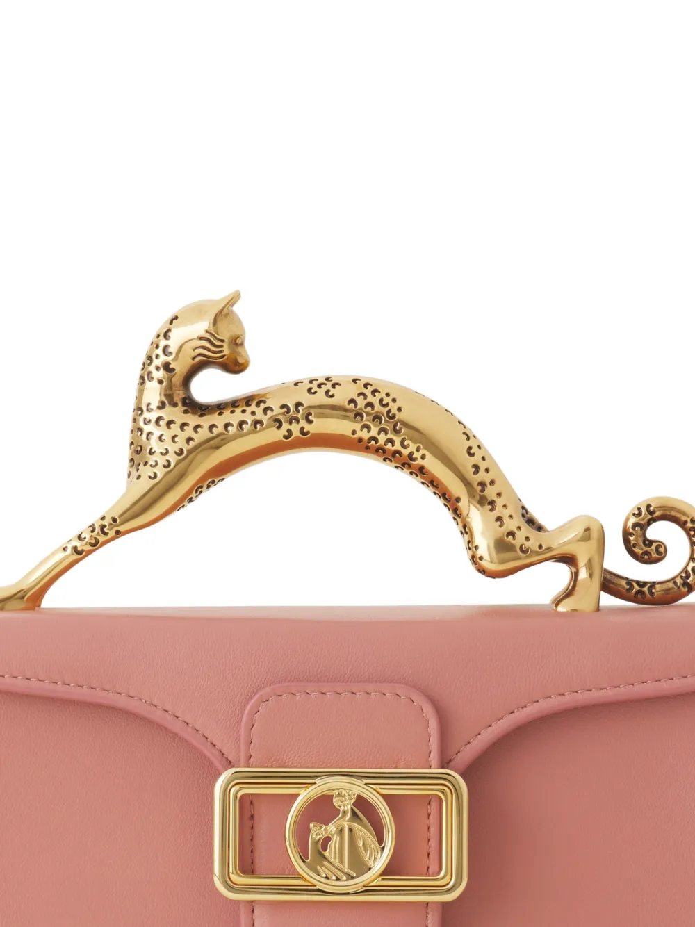 Lanvin Kleine tas verfraaid met luipaardprint Roze
