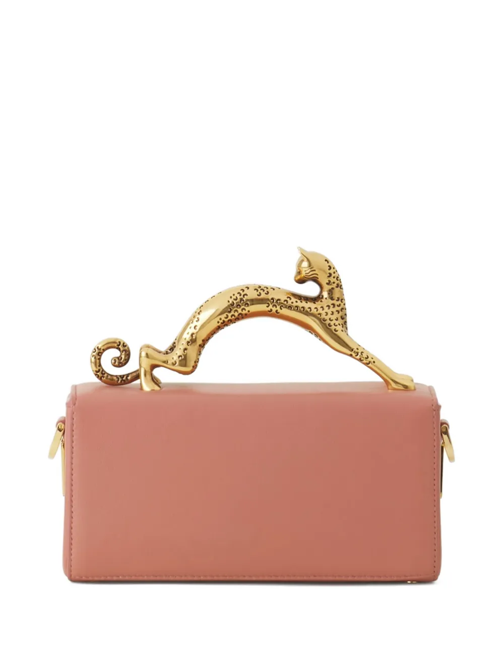 Lanvin Kleine tas verfraaid met luipaardprint Roze