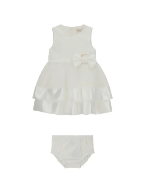 guess kids vestido con detalle de moño