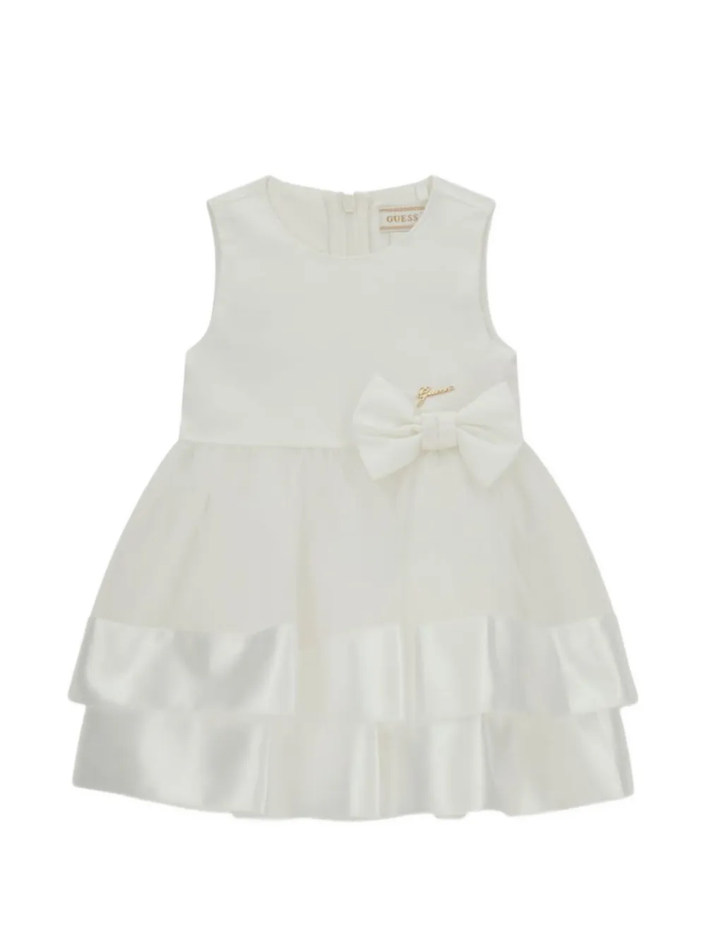 guess kids Jurk verfraaid met strik Wit